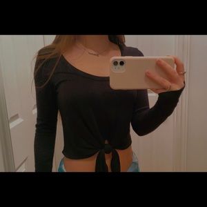 Black Wilfred Long Sleeve Top🤍